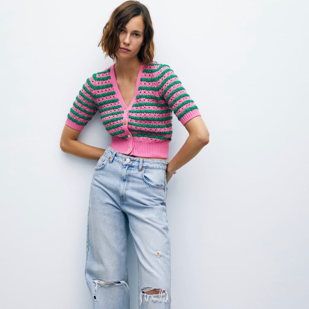 ZARA | Striped Knit Sweater